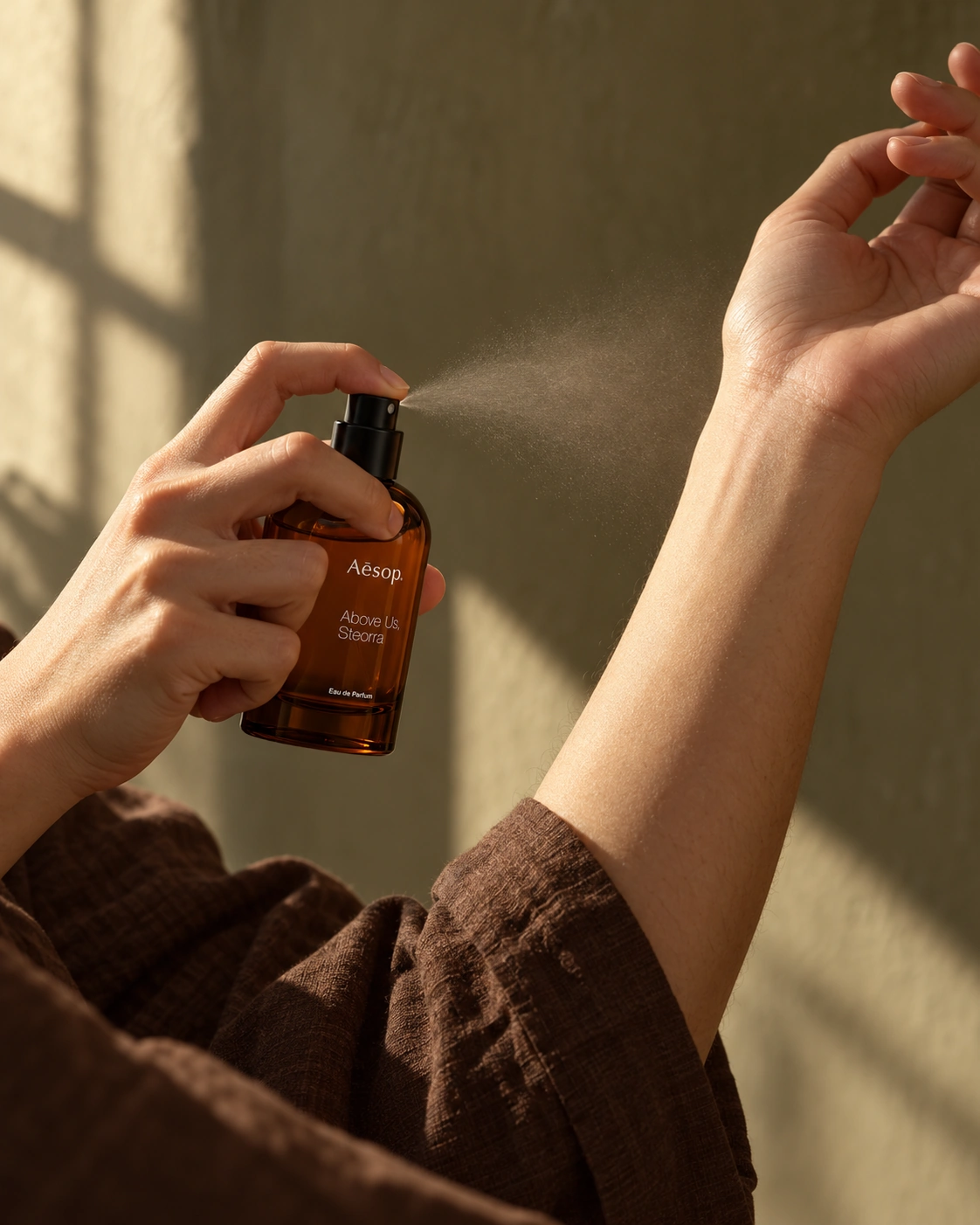 Aesop Above Us, Steorra — A moment on skin