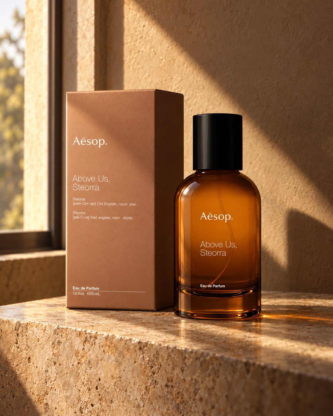 Aesop Above Us, Steorra — Bottle and carton
