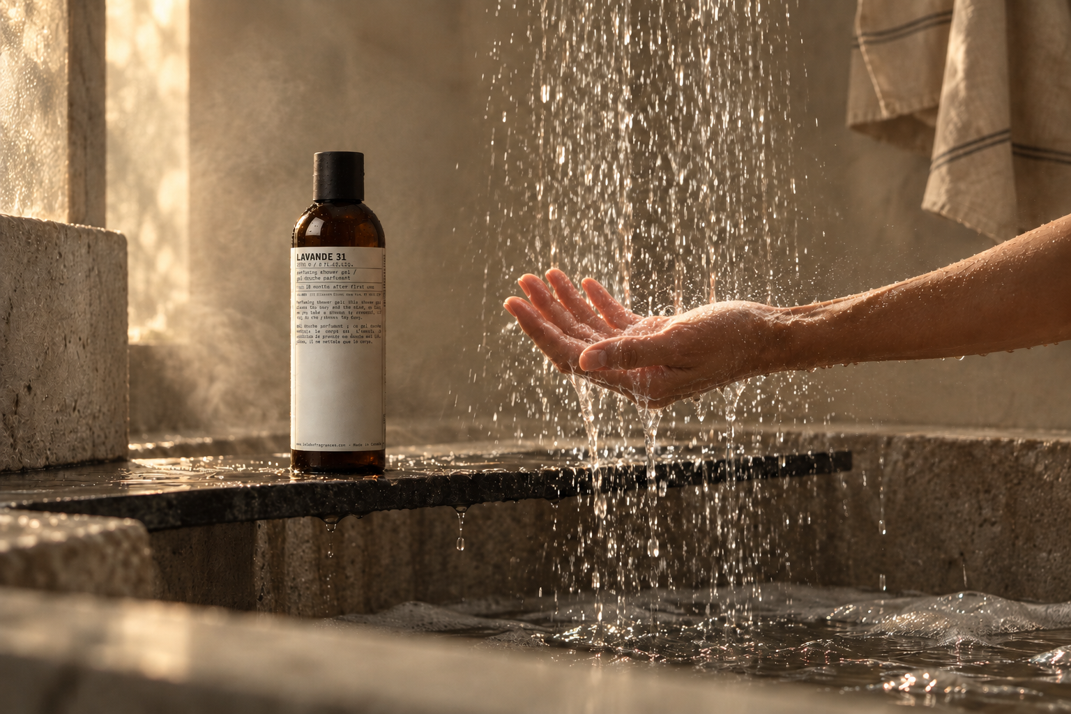 Le Labo LAVANDE 31 — Water in the hand