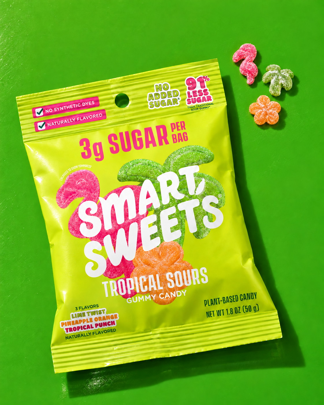 SmartSweets Tropical Sours — A bag of sunshine